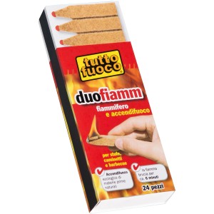 Accendifuoco in scatola, per stufe, caminetti e barbecue.