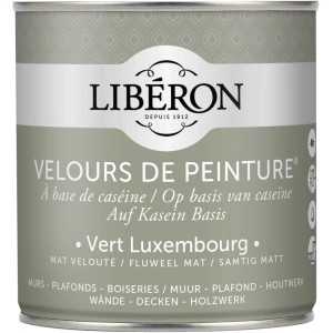 Idropittura lavabile Velours de Peinture Liberon Vert Luxembourg 0,5 L
