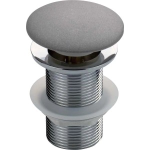 Tappo per lavello in granito grigio metallizzato