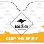 Parasole auto t.b.t. con motivo Australia e logo canguro.