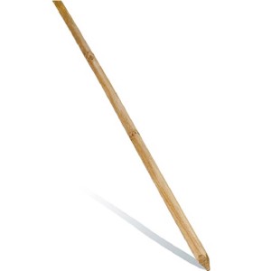 Palo in legno per recinzioni, finitura naturale, estremità appuntita.