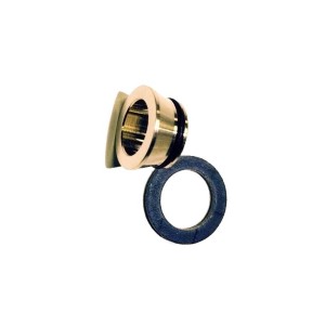 Raccordo a pressione t.b.t. color ottone con guarnizione.