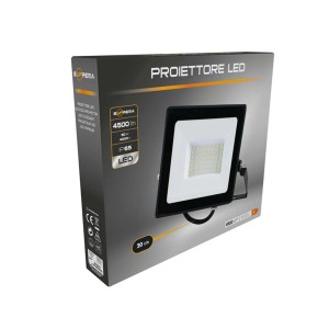 Proiettore LED alloggiamento in alluminio 50W 4500lm nero