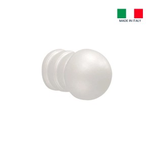 Pomolo mobili zama verniciato Ø 15 mm bianco