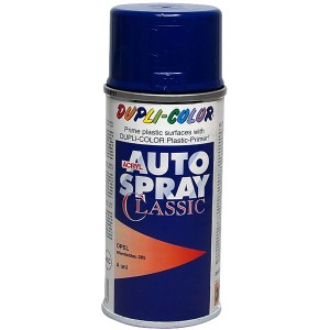 Vernice spray Dupli-Color Opel Atlantis Blue 150ml per ritocchi auto.