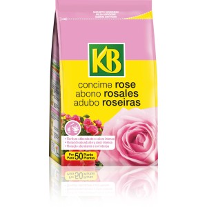 Concime per rose KB per fioriture abbondanti e colori intensi, sacco.