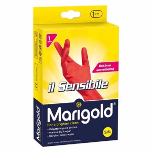 Guanti domestici sensibili Marigold tg 7,5 lattice