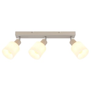 Faretto tre luci Globo Trent 410x80 mm sabbia satinato