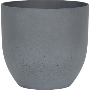 Vaso per piante Sandstone in cemento Ø 31,5 x 30 cm grigio