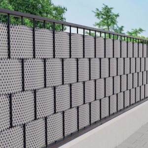 Striscia frangivista FLEXI grigio/antracite 0,19x2,05 m 20 pz