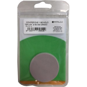 Scivolo in teflon t.b.t. grigio, diametro 50 mm, per un facile spostamento dei mobili.