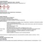 Etichetta con pittogrammi di pericolo e consigli di prudenza per prodotti chimici.