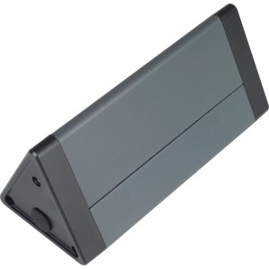 Faretto da lavoro a LED COB grigio (3 W, 210 lm) dal design sottile.