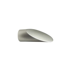 Pomolo decorativo tronchetto Ø 20 mm colore nichel 2 pz