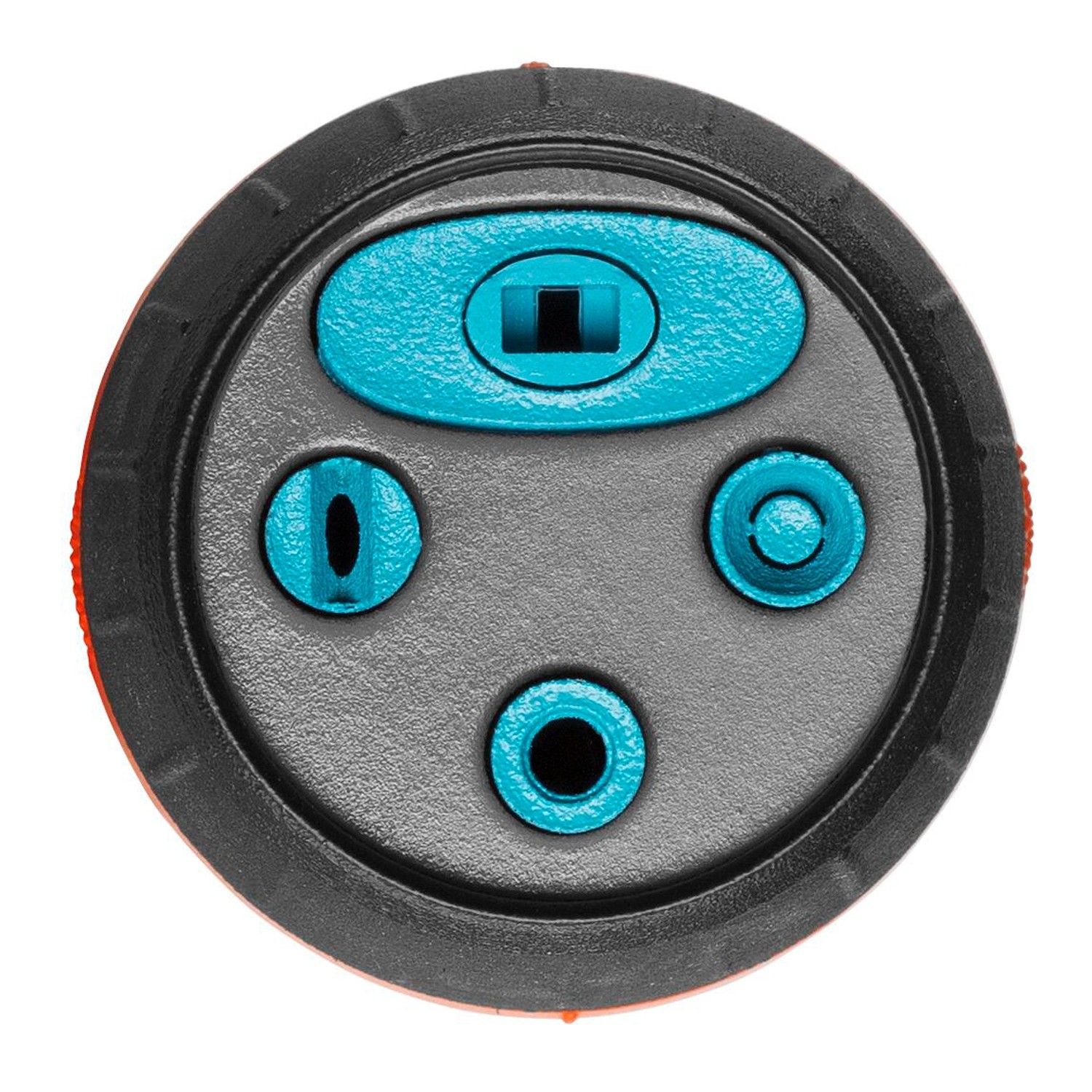 Primo piano del Gardena Comfort Cleaning Sprayer ecoPulse™ che mostra diversi modelli di spruzzo.