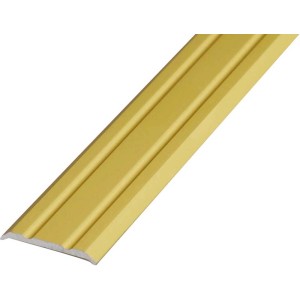 Profilo di transizione Arcansas in alluminio, 2 mm x 38 mm x 900 mm, oro.