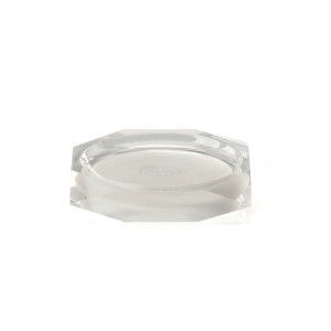 Dispenser sapone t.b.t. trasparente per bagno e WC.