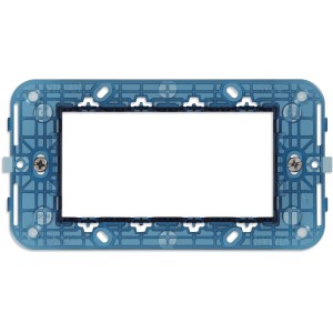 Placca di copertura blu t.b.t. per interruttori e prese.