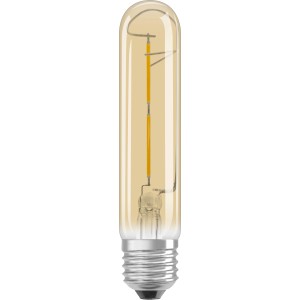 Lampadina LED Osram E27 tubolare, 2.5W, bianco caldo, 12.7x3.2cm. Luce a risparmio energetico per illuminazione d'atmosfera.