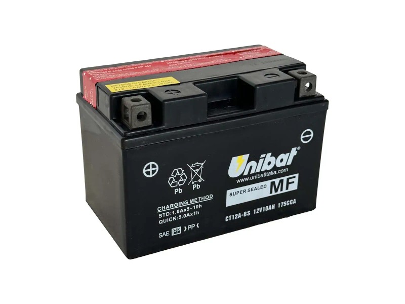 Batería Moto UNIBAT YTZ12S – Honda SW-T400, C-ABS 400 – 12V Precargada, Lista Para Usar
