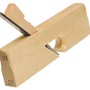 LUX Simshobel 27 mm Classic in legno di faggio, ideale per piallare con precisione in aree difficili da raggiungere.
