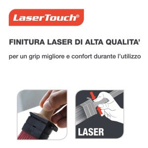 Pennello radiatore 40 mm manico in taglio laser