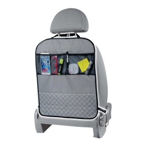 t.b.t. protezione schienale sedile auto per interni auto con tasche.
