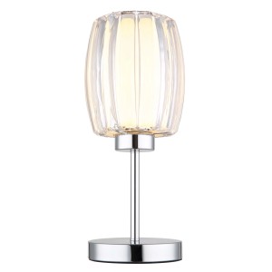 Lampada da tavolo Maribel H 40 cm cromato