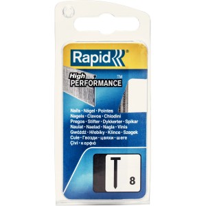 Rapid Graffe a dorso sottile, T.8, per cucitrici manuali. Chiodi per fai da te e professionisti.