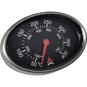 Termometro per barbecue a carbonella American Charcoal, ricambio per indicazione temperatura.
