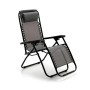 Sdraio relax multiposizione Spring textilene antracite 66x100xH107cm