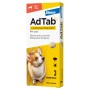 AdTab compresse masticabili per cani (5,5-11kg) contro pulci e zecche, 3 pezzi.