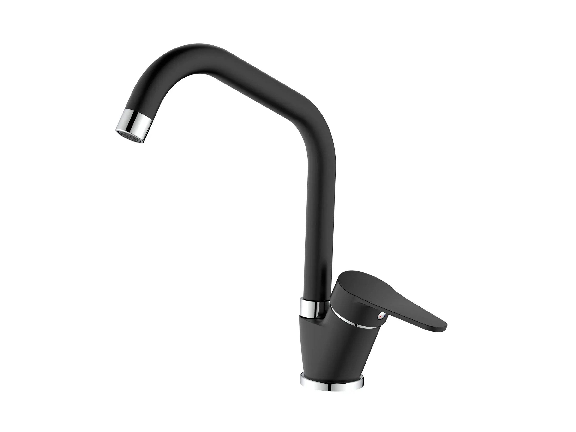 Rubinetto Per Acqua Depurata In Acciaio Inox 304 - Nero, Foro Singolo, Rotazione 360°, Per Cucina E Osmosi Inversa, Fissaggio Da 12-28mm - 2