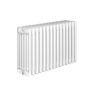 Radiatore bianco t.b.t. per sistemi di riscaldamento.