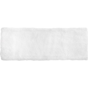 Panno di ricambio bianco per lavapavimenti, adatto per la pulizia a umido e a secco.