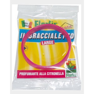 Braccialetto antizanzare t.b.t., rosa, per la protezione dalle zanzare.