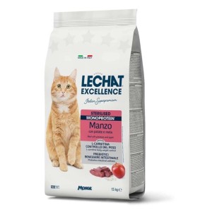 Cibo umido per gatti Lechat Excellence Sterilised manzo 1,5 kg