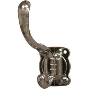 Appendiabiti cromato per organizer armadio.