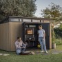 Casetta da giardino in plastica Keter Pent sp. 20 mm marrone chiaro 7,4 m²_11