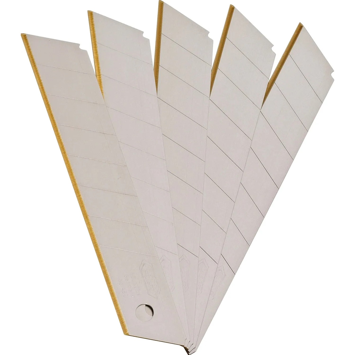 Lame trapezoidali a segmenti LUX, 9 mm, 10 pezzi, per taglierini.