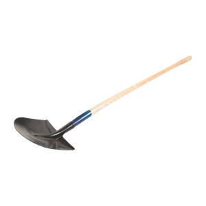 Pala nera LUX Frankfurt con manico in frassino (130 cm) per giardinaggio.