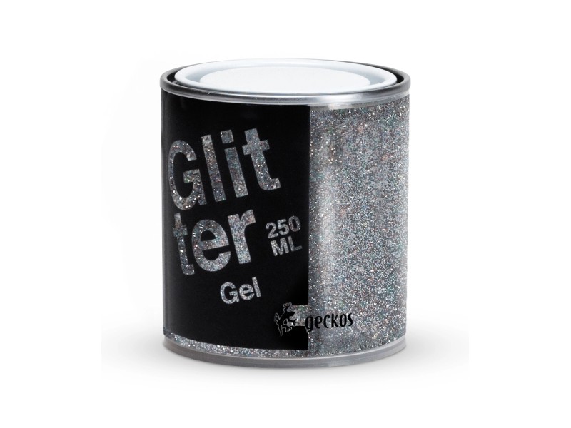 Glitter da 250ml in gel per pittura