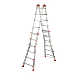 Scala t.b.t. in alluminio, autoportante per edilizia.