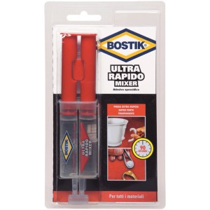 Bostik Ultra Rapido Mixer, adesivo bicomponente per incollaggi rapidi e resistenti.