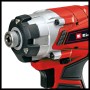 Dettaglio: Avvitatore a impulsi a batteria Einhell TE-CI 18/1 Li Solo rosso. Avvitatore a batteria con portabit.