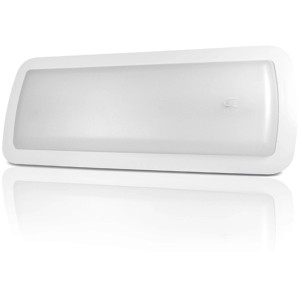 Plafoniera rettangolare bianca t.b.t. Torce.