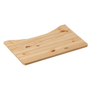 t.b.t. Piano lavabo in legno chiaro per lavabi da bagno.