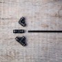 Set microirrigazione: Tubo nero con connettori per sistemi di irrigazione.