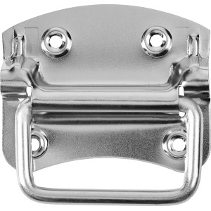 Maniglia per cassa zincata blu, 90x70 mm, per casse e mobili.