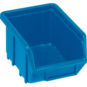 Box in plastica blu t.b.t. Portaminuteria per riporre piccole parti.